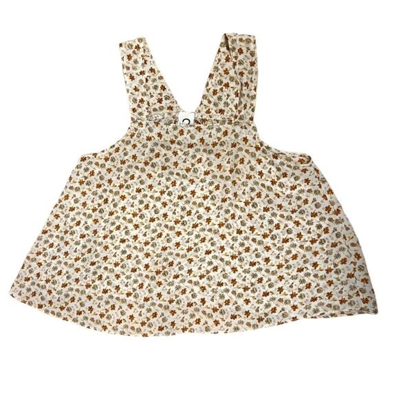 Ditsy Floral Flowy Bohemian Square Neck Tank Top - Picture 4 of 10